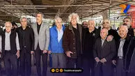 حضور پیشکسوتان ورزش بر مزار شهدای جنگ رمضان +عکس