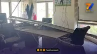 انتشار تصاویری از خسارت به ساختمان پک؛ فرو ریختن سقف دفتر سرمربی تیم ملی در حملات اخیر