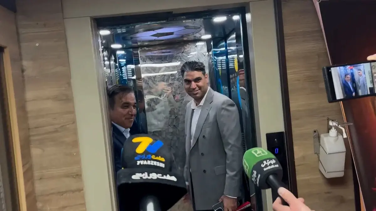 حضور همزمان تاجرنیا و حدادی در سازمان لیگ پیش از جلسه