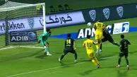 گل دوم الاتحاد کلبا به خورفکان توسط شهریار مغانلو