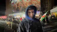 آرین سلیمی در تجمع شبانه مردم: خانه ما در کرمانشاه در جریان جنگ آسیب دید