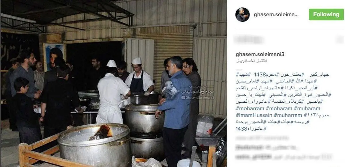 عکسی متفاوت از سردار سلیمانی