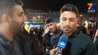 شجاع خلیل زاده در تجمع مردم؛ در جام جهانی گل بزنیم، به شهدای جنگ تقدیم می کنیم