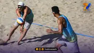 برد شیرین والیبال ساحلی ایران مقابل ژاپن