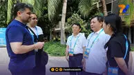 دیدار سرپرست کاروان ایران با شهردار سانیا