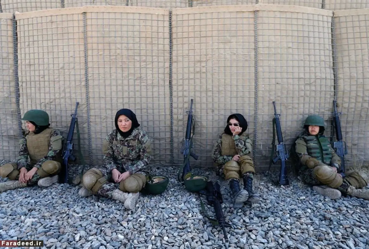 پادگان آموزشی زنان در افغانستان