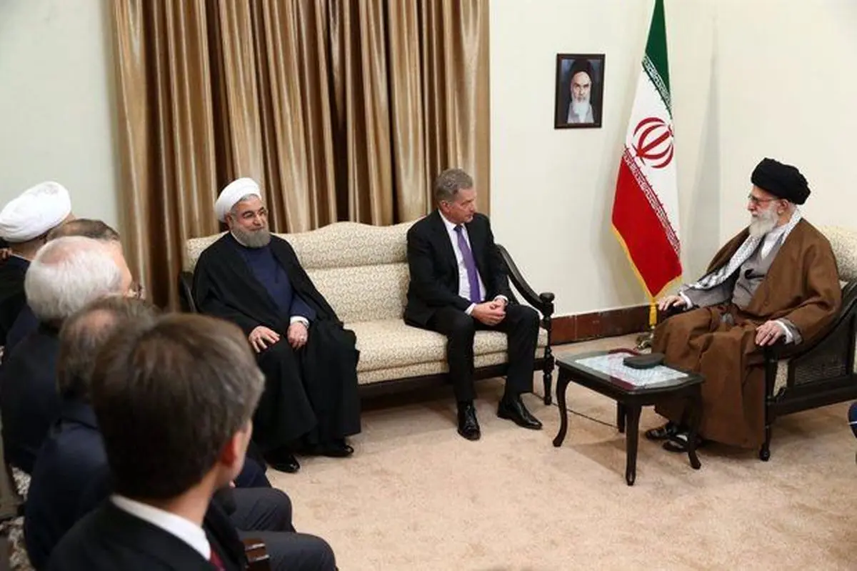 رهبرانقلاب در دیدار رییس‌جمهور فنلاند:کشتار مردم یمن به‌دست دولت سعودی بدترین نوع تروریسم است