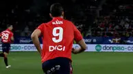 گل اول اوساسونا به بارسلونا توسط رائول گارسیا
