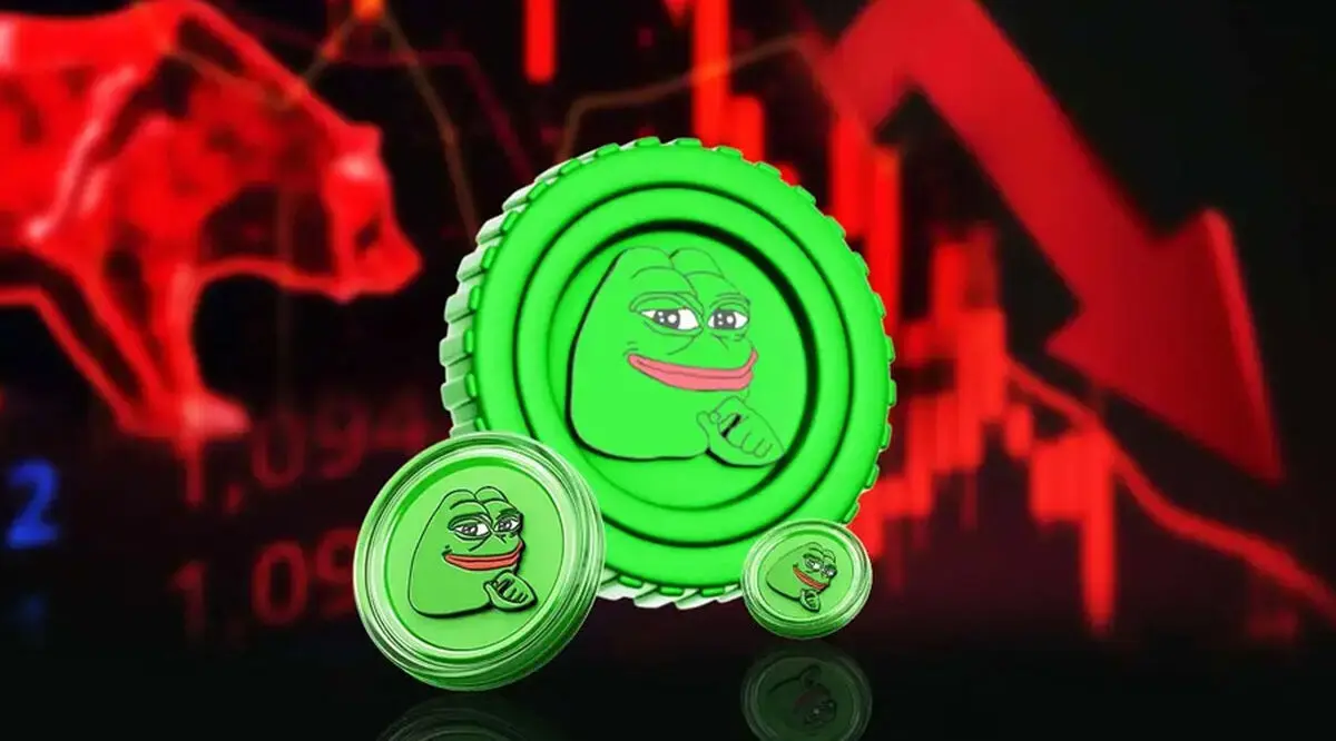 پپه در دست فروشندگان؛ آیا حمایت حیاتی PEPE فرو می‌ریزد؟