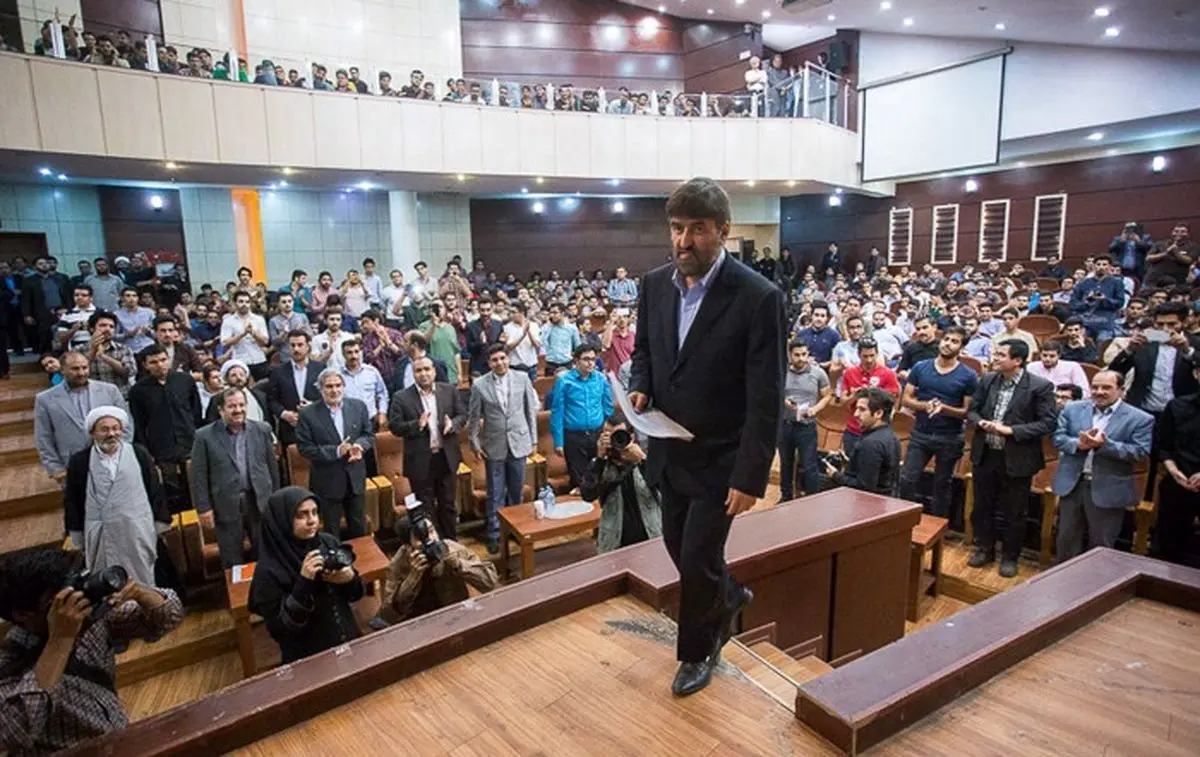 لغو سخنرانی علی مطهری در مشهد؛ پلیس حاضران را متفرق کرد
