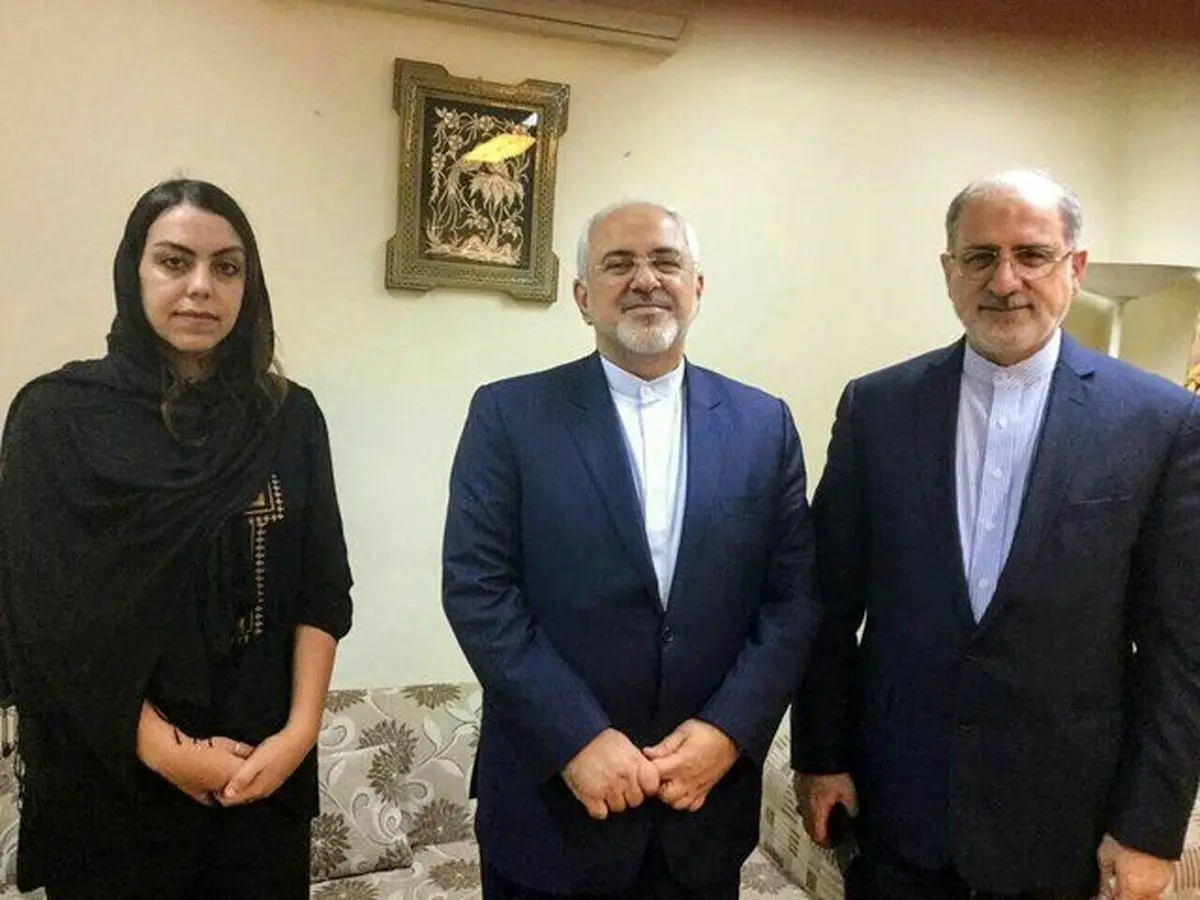 رایزنی ظریف با مقامات هندی در مورد وضعیت نرگس کلباسی