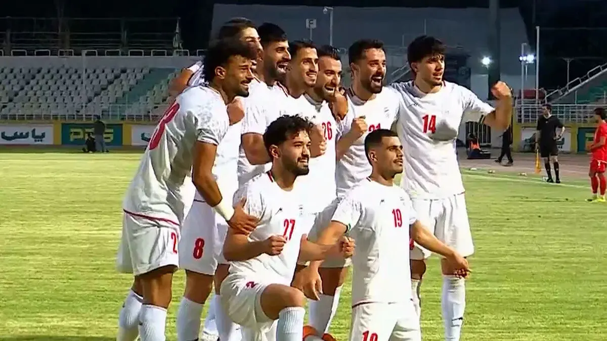 گل اول تیم ملی ایران الف به تیم ملی ب توسط علی علیپور