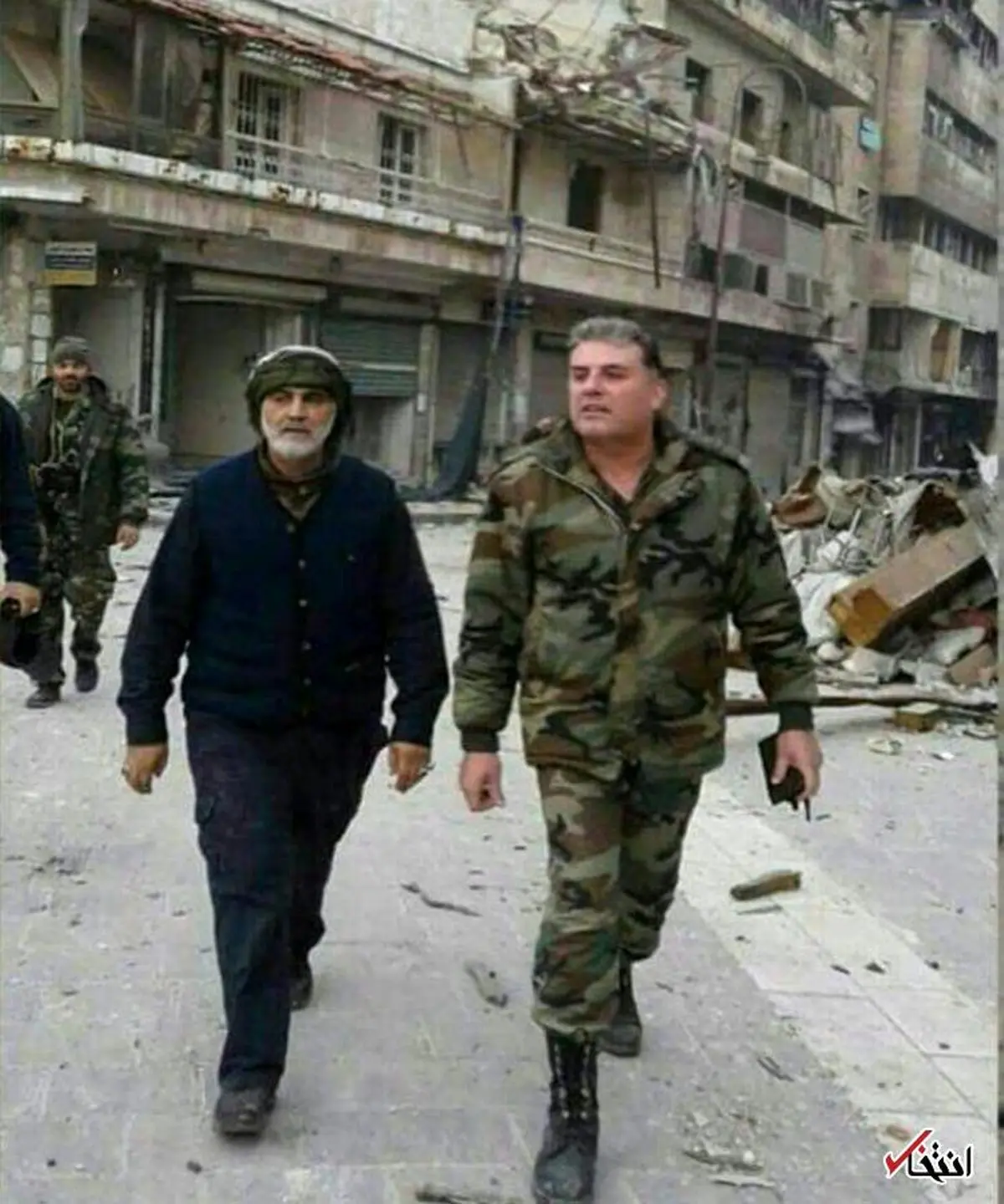 تک عکس/  سردار سلیمانی در حلب