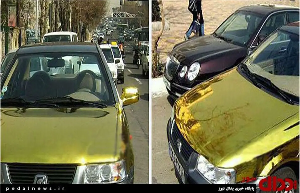 عکس: سمند طلایی سفارش کلکسیونر روس!