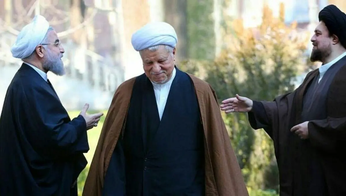 عکسی جالب از آیت‌الله هاشمی در اینستاگرام روحانی
