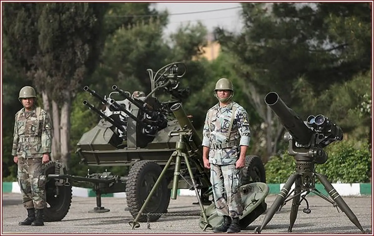 شلیک ممتد ضدهوایی در تهران