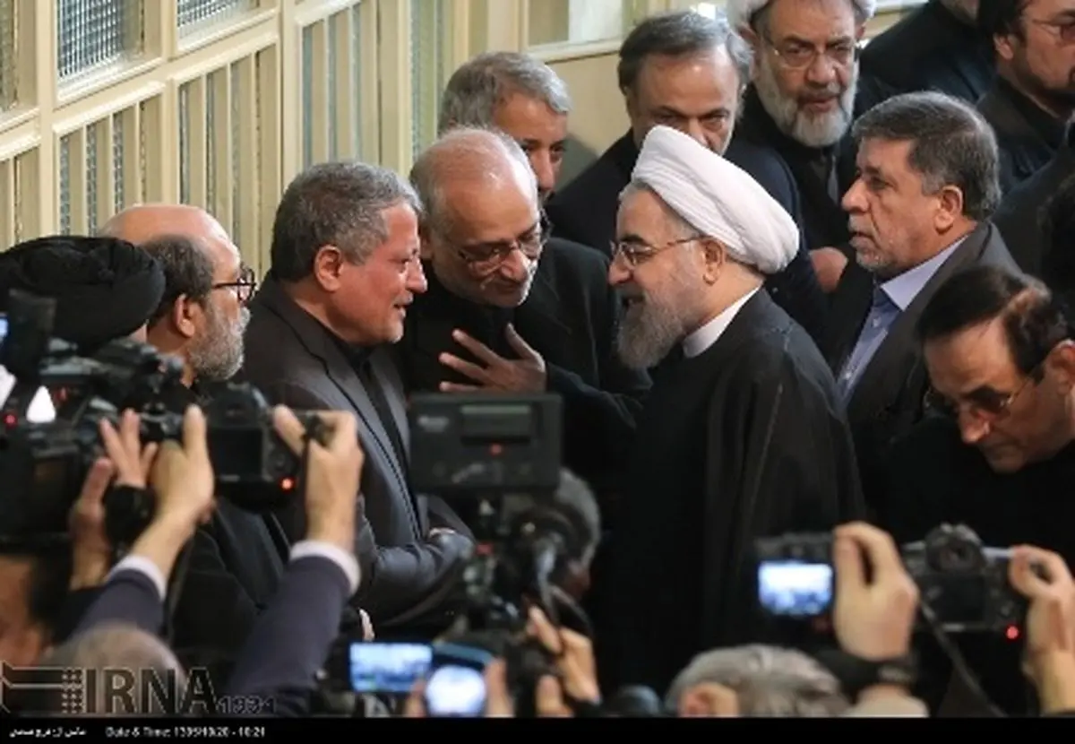 گزارش تصویری:‌وداع با هاشمی رفسنجانی در حسینیه جماران- بخش دوم