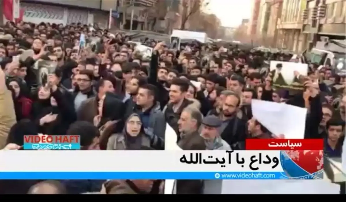ویدئوهفت| تصاویری از مراسم تشییع آیت الله هاشمی