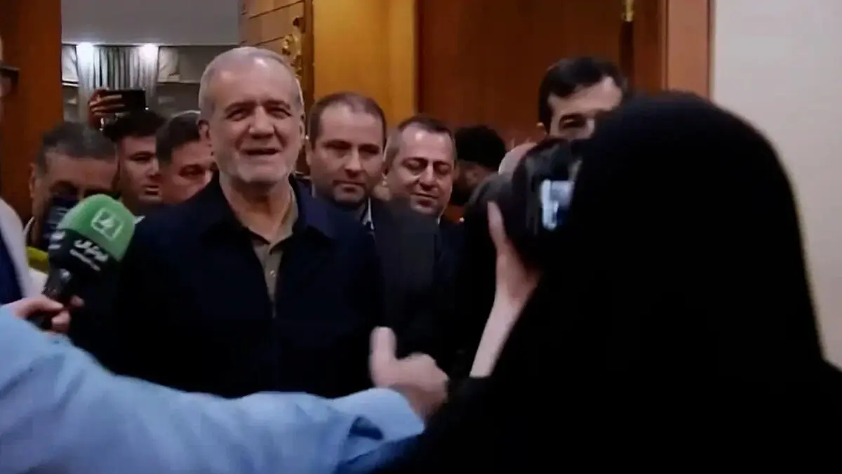 حضور رئیس‌جمهور در مراسم قهرمان ایران