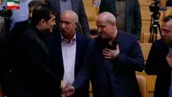 حضور وزیر ورزش و مهدی تاج در مراسم انتخاب قهرمان ایران