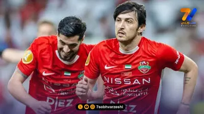 گل دیدنی شباب الاهلی با پاس گل سردار آزمون