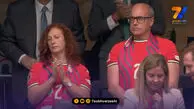 قاب زیبای بازی امشب/ پدر و مادر ژوتا در لحظه گل اول پرتغال