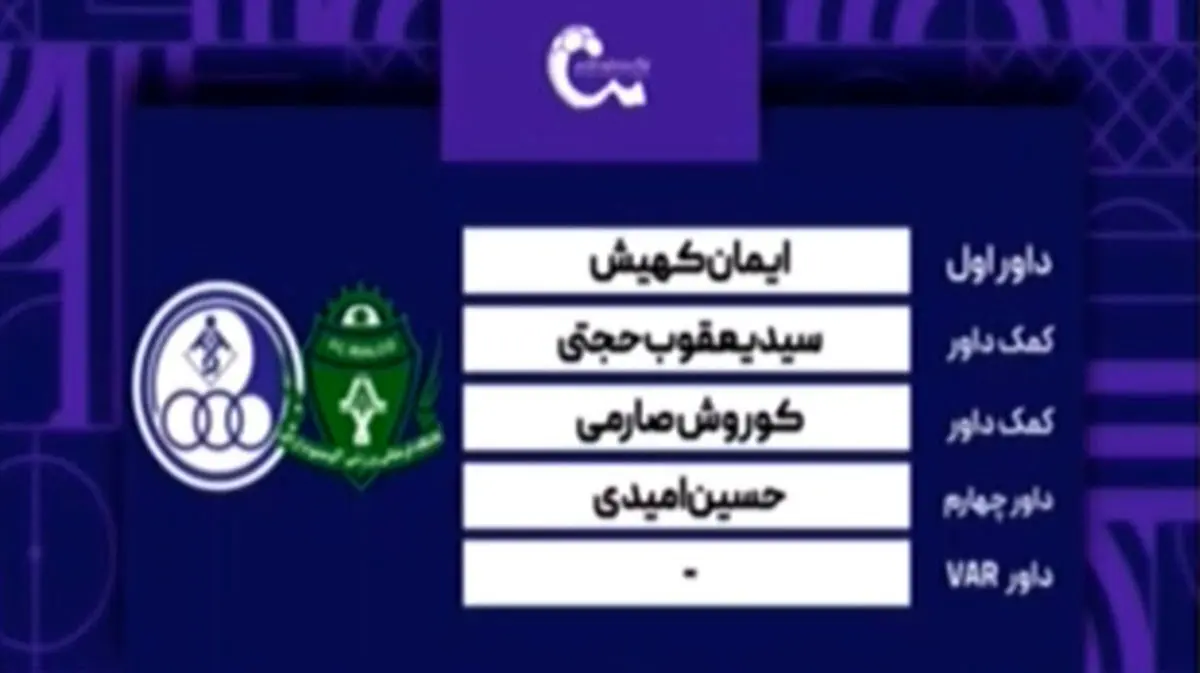 کارشناسی داوری دیدار آلومینیوم اراک – استقلال خوزستان