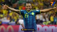 گل سوم کلمبیا به ازبکستان توسط کامپاز