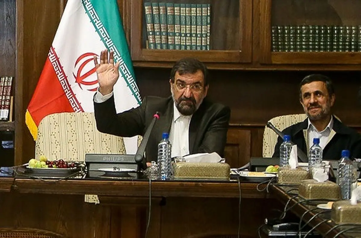 تشکر محسن رضایی از محمود احمدی‌نژاد