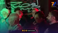 حضور تاجرنیا در هیئت عزاداری هیات فوتبال استان تهران