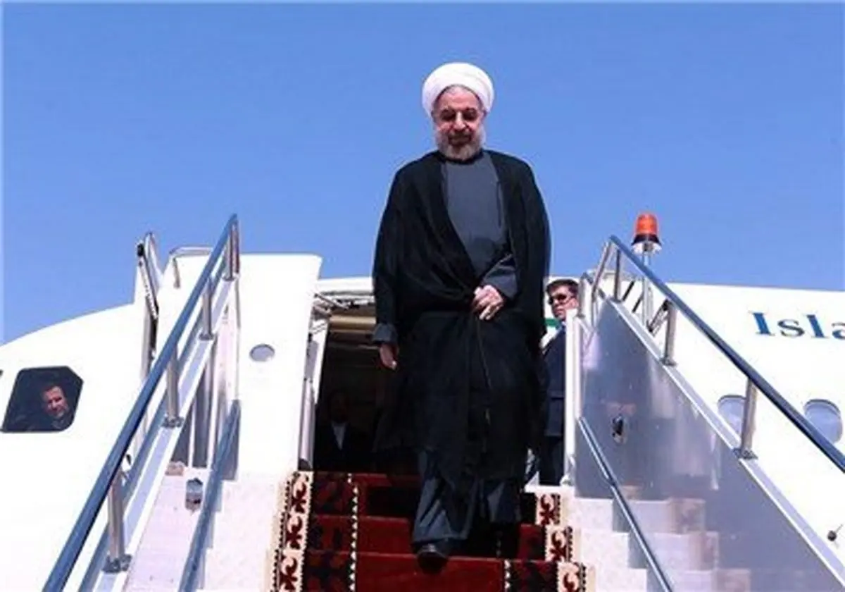 روحانی وارد مسکو شد