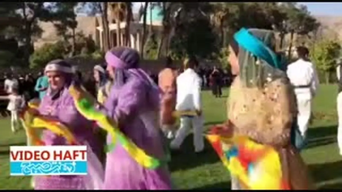 ویدیو هفت|عروسی محلی در آرامگاه سعدی