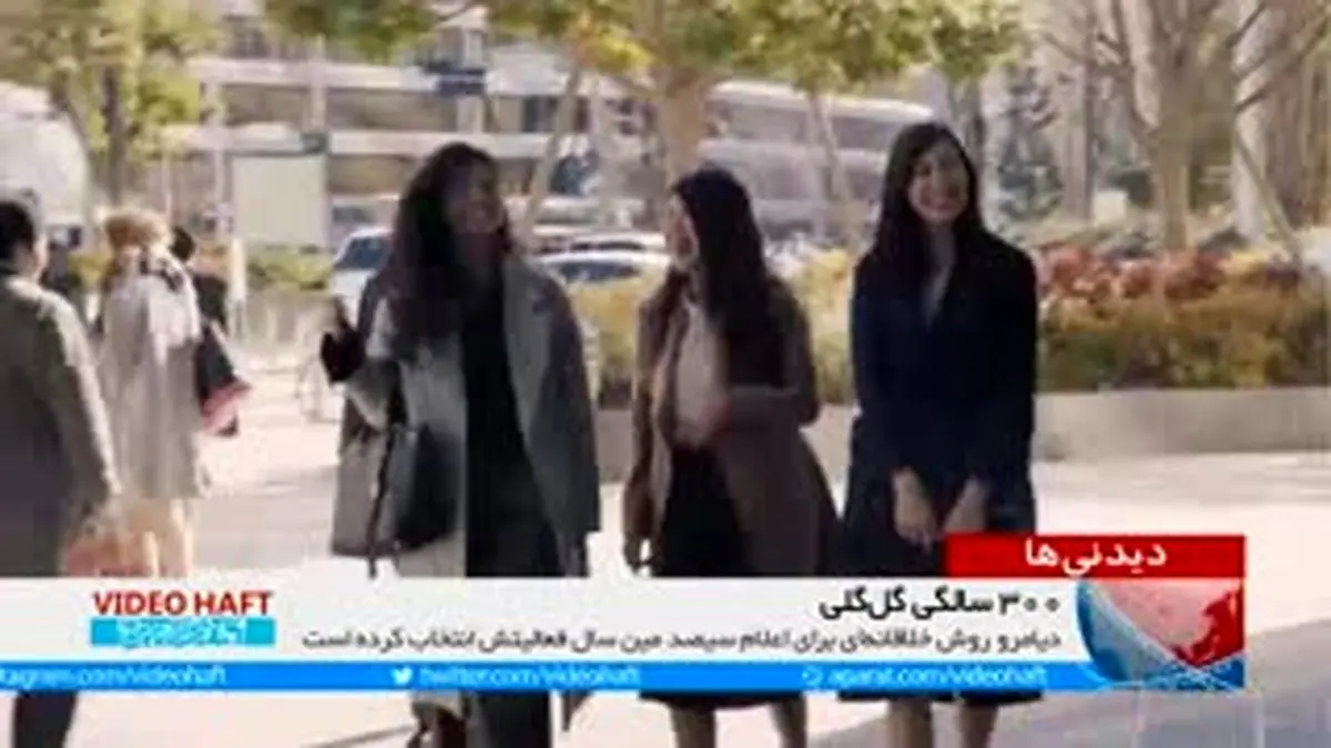 ویدیو هفت|۳۰۰ سالگی گل گلی