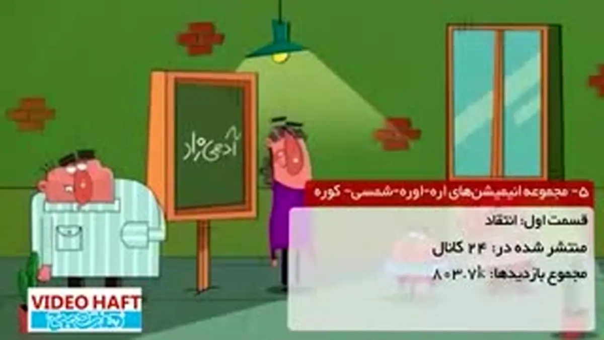 ویدیو هفت|پربیننده‌ترین ویدئوهای روز تلگرام