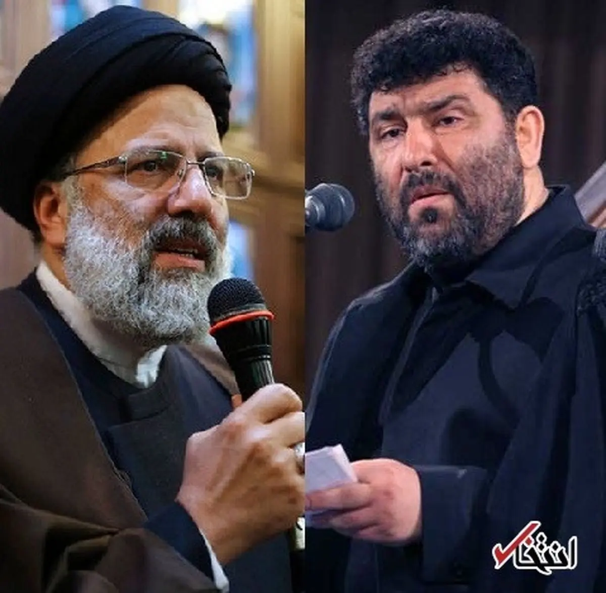 حاشیه حضور رئیسی در مراسم سعید حدادیان