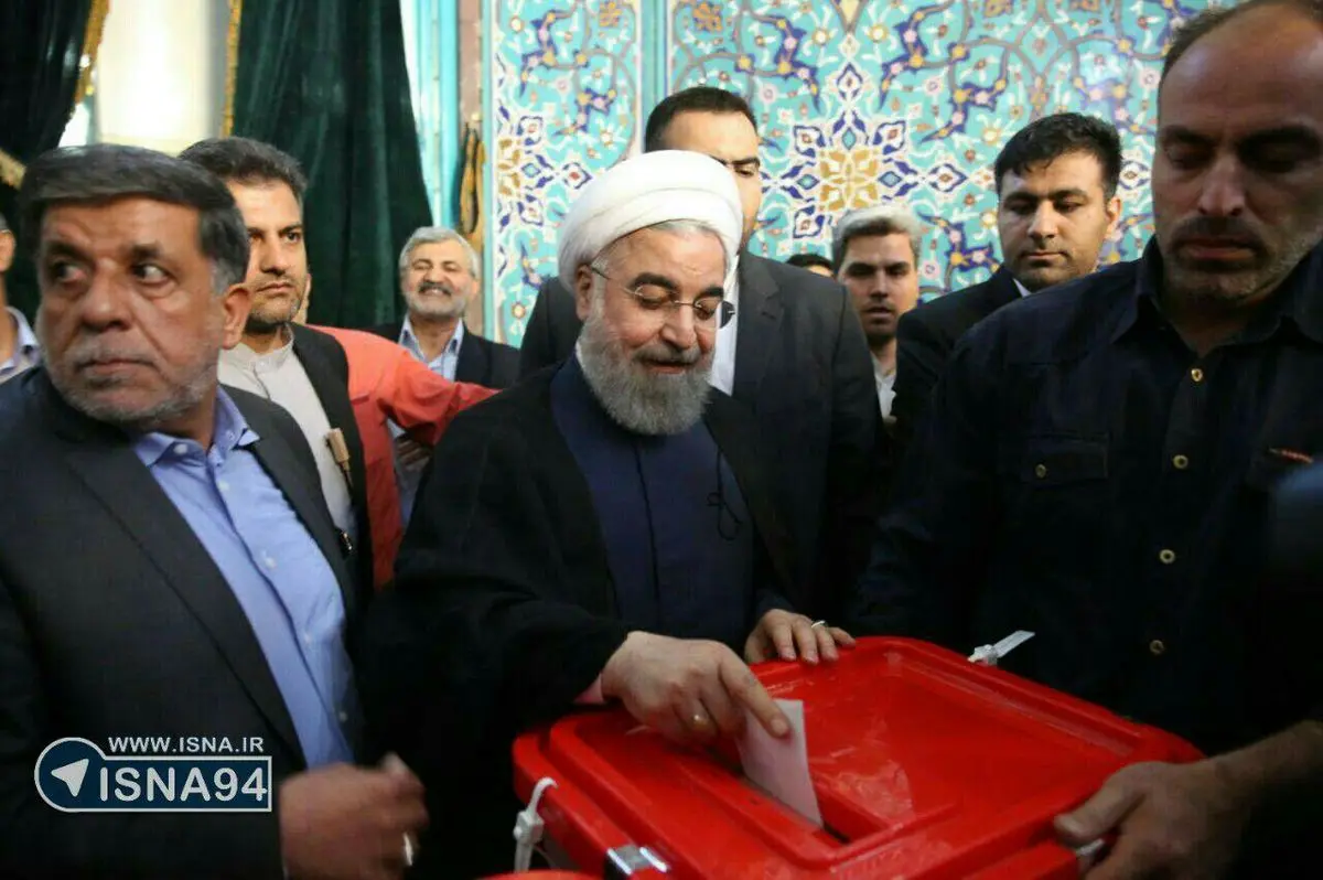 پیشتازی روحانی در انتخابات