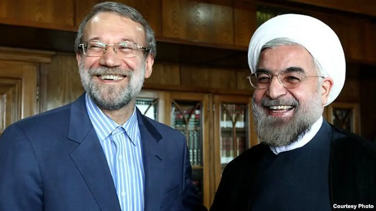 شادباش علی لاریجانی به روحانی