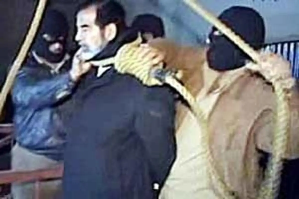 گریه سربازان آمریکایی در زمان اعدام صدام