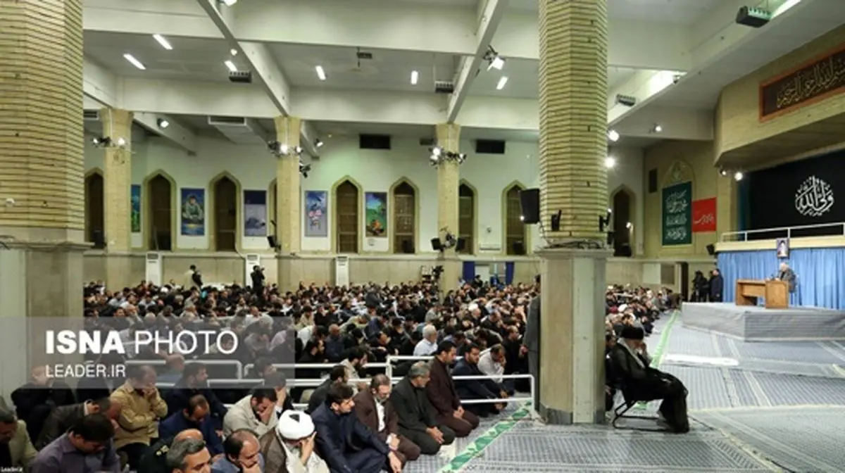 مراسم سوگواری امام علی(ع) در حضور رهبر انقلاب