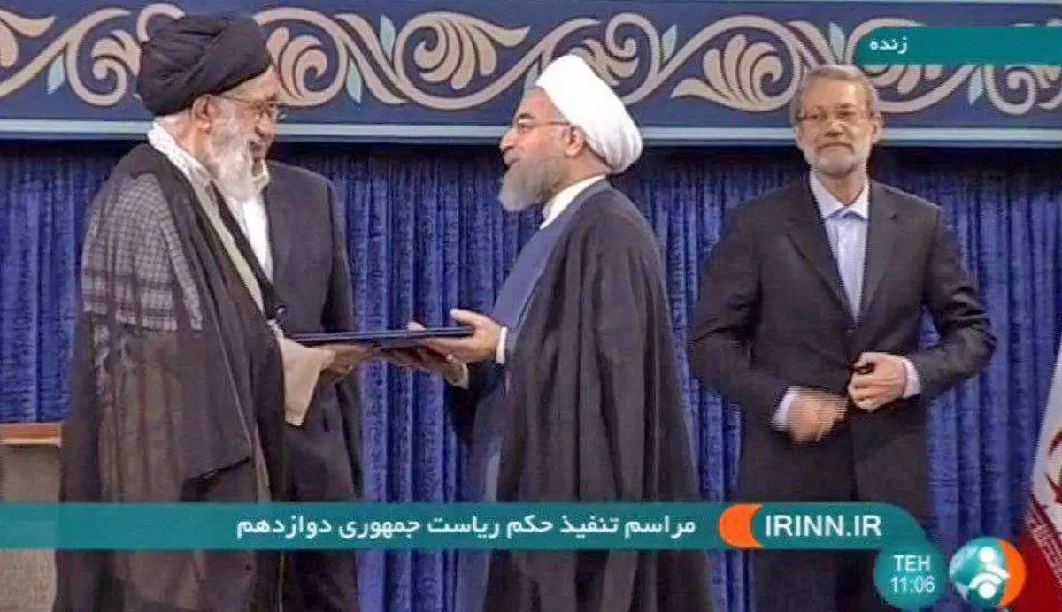 رهبرانقلاب حکم ریاست‌جمهوری روحانی را تنفیذ کردند