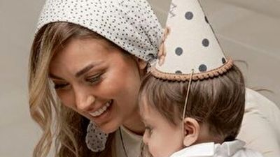 عکس های جشن تولد  باکلاس پسر بهرام رادان و مینا مختاری