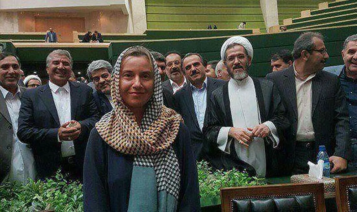 عکسی که قشقاوی از موگرینی و نماینده ها گرفت