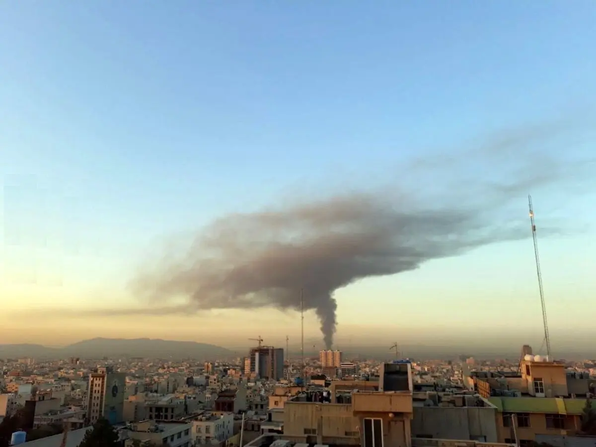 علت مشاهده دود سیاه در آسمان جنوب تهران مشخص شد