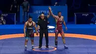 پیروزی امیر علی آذرپیرا مقابل حریفی از مغولستان