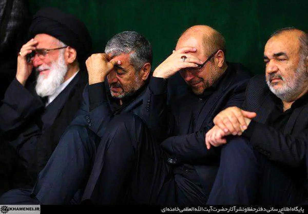 همنشینی قالیباف با فرماندهان سپاه