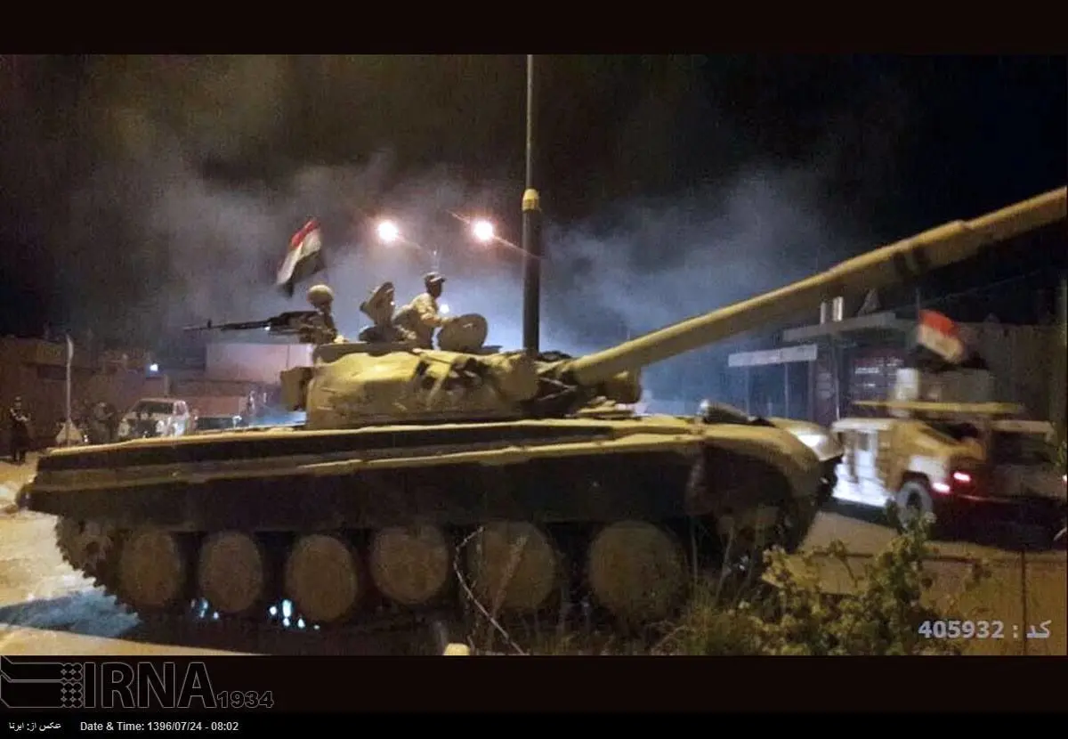 آخرین خبرها از رویارویی ارتش عراق با پیشمرگه‌های کرد در کدکوک