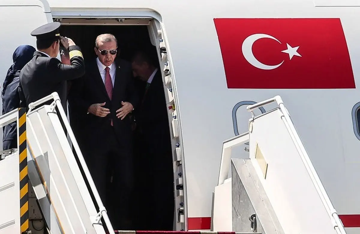رئیس جمهور ترکیه وارد تهران شد