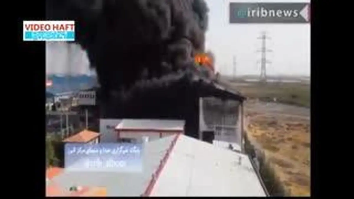 ویدیو هفت|پرش از پشت بام برای فرار از آتش