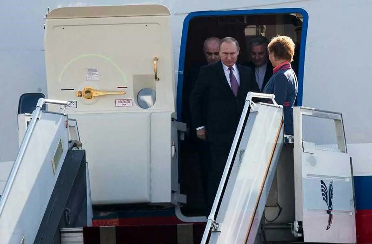 ولادیمیر پوتین وارد ایران شد