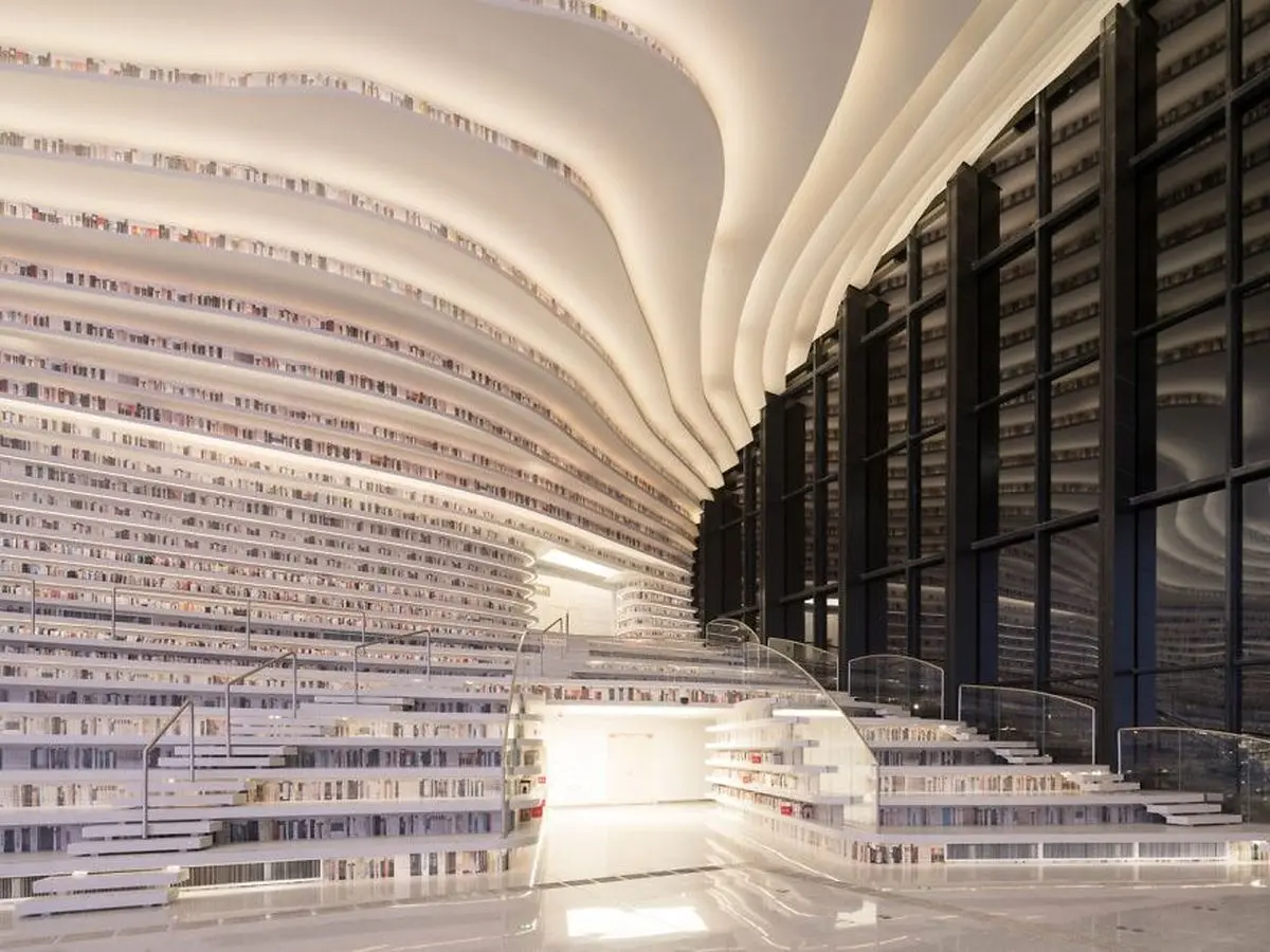 متفاوت‌ترین کتابخانه دنیا با ۱.۲ میلیون جلد کتاب